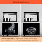 thumbnail of Klarstein Royal Flush Eco Dunstabzugshaube 60 cm 576 m³/h A+ Schwarz