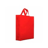 thumbnail of MONOUSO - Vliesstofftasche PREMIUM Kurzen Griffen Rot 25+10x30cm (25 Stück)
