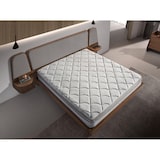 thumbnail of Angel Cerdá Bett in Walnuss und grauem Stoff 7175C