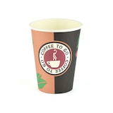 thumbnail of DayBays 2000 Stk. Kaffeebecher 12oz/300ml Ø9cm " Coffee To Go Becher " Pappe mit PE-beschichtet