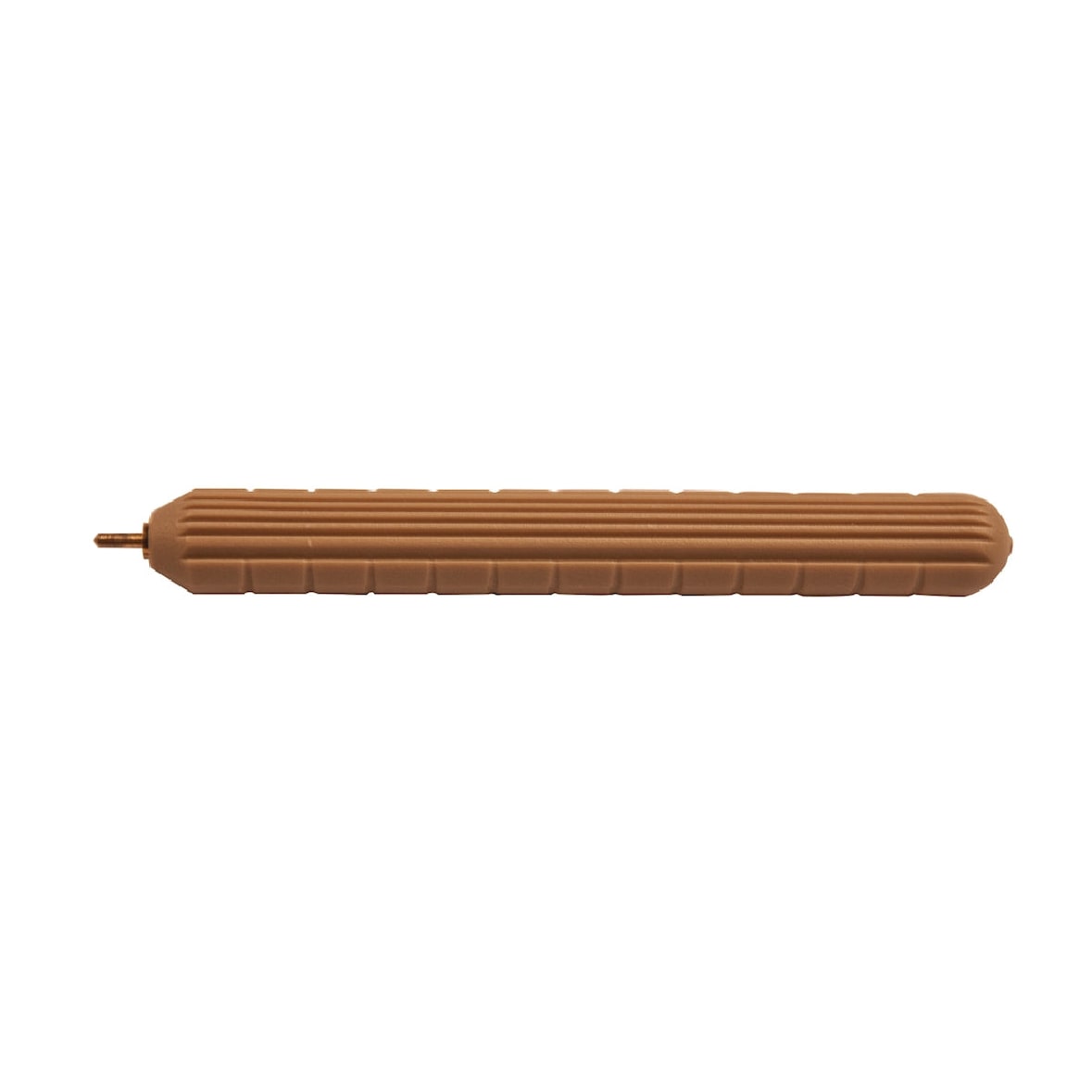 FAIBO - Punzon Plastico Imitacion Madera Con Punta de Acero Latonado
