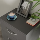thumbnail of CASARIA® Nachttisch Eloise 54x39x28cm Anthrazit mit LED-Licht