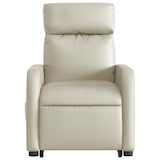 thumbnail of vidaXL Massagesessel mit Aufstehhilfe Elektrisch Creme Kunstleder