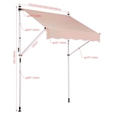 thumbnail of Toldo ajustable Westerly 350x120 cm/Beige