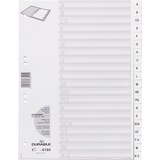 thumbnail of Carpeta DURABLE 615002 DIN A4 A-Z lengüetas en relieve blanco