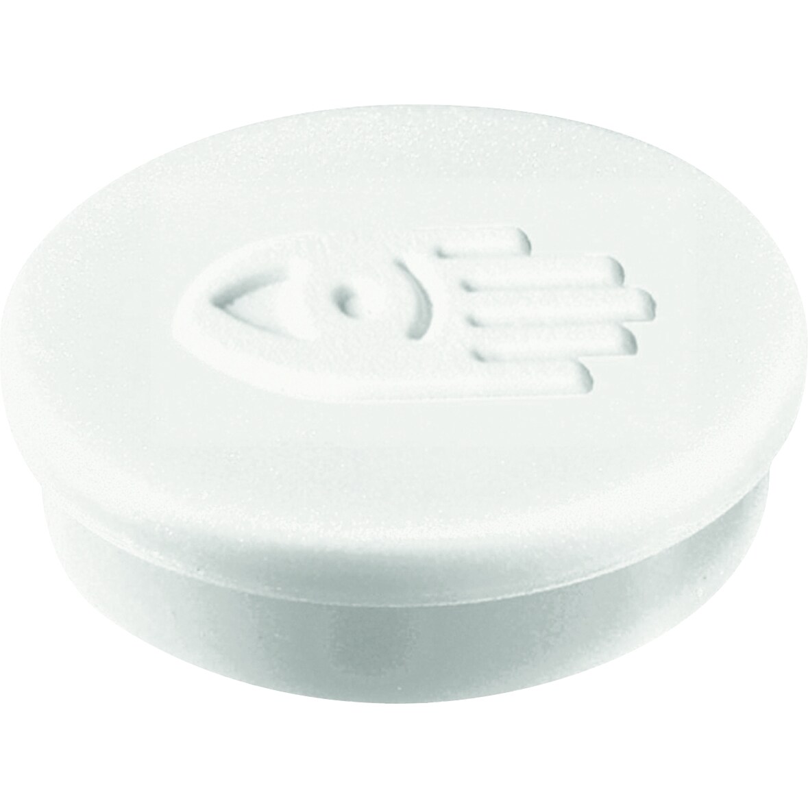 Haftmagnete 30mm Durchmesser weiß VE=54x10 Stück