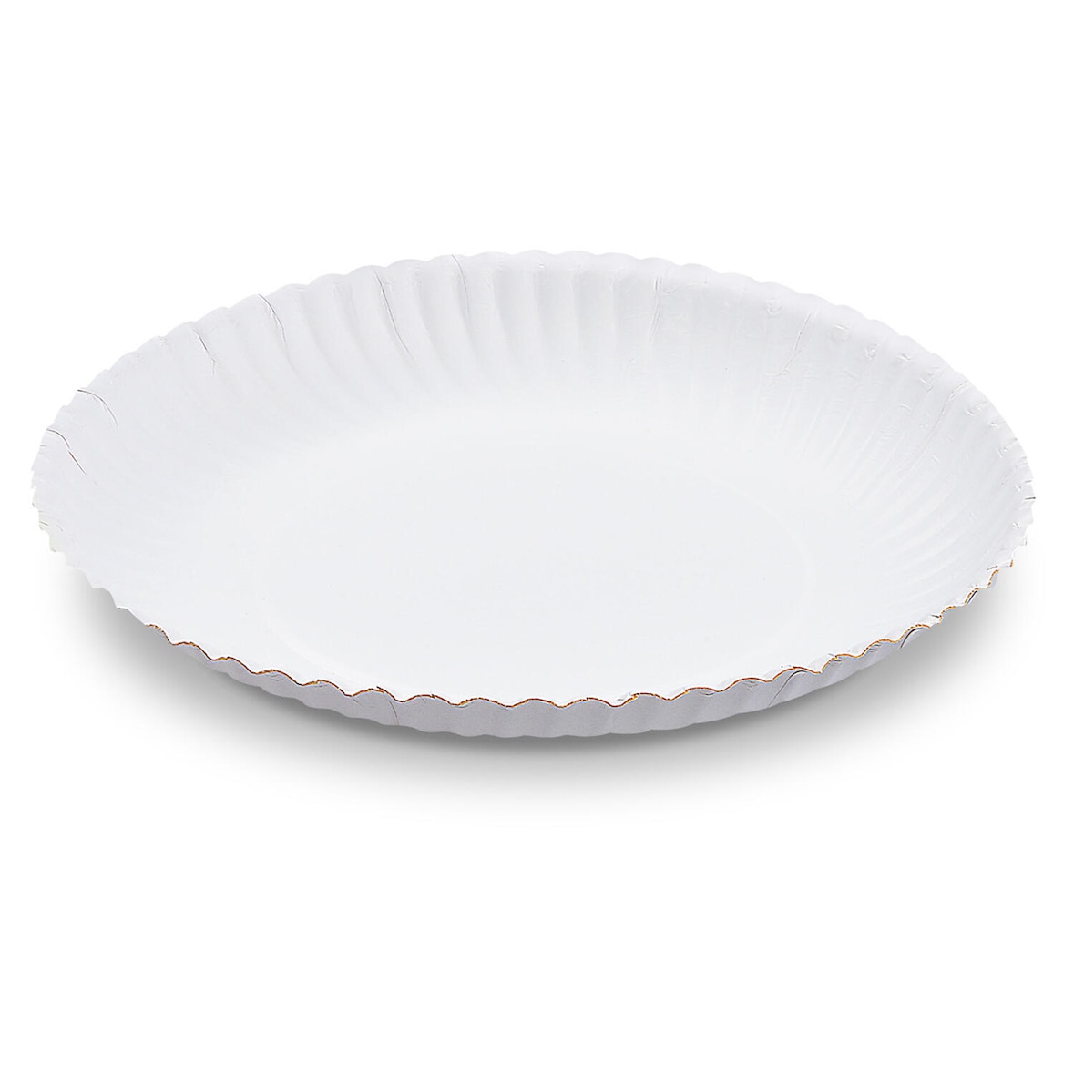 100x BIONATURE Pappteller aus Frischfaser rund tief O28cm fettdicht weiß