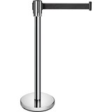 thumbnail of Poteau d'hôtel noir avec ruban enroulable - Lot de 2 - Stalgast