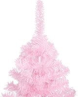 thumbnail of vidaXL Künstlicher Weihnachtsbaum mit Beleuchtung & Kugeln Rosa 120cm