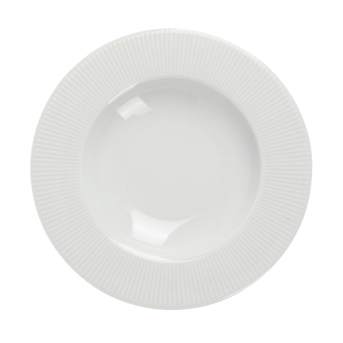 BERGNER - Diep wit porseleinen bord van 23 cm