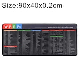 thumbnail of Tapis De Souris Antidérapant Bleu Grande Taille Durable Pour Jeux 90x40cm Noir YONIS