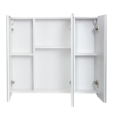 thumbnail of Décoshop26 - Armoire à miroir meuble de salle de bain mural 6 étagères brillant 70 x 80 x 16 cm blanc 04_0005769