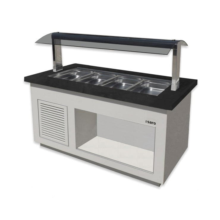 Saro Saladebar voor 4x 1/1 Gn, Model Premium Line Sb-K170 Wit