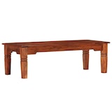 thumbnail of Table basse 110 x 50 x 35 cm Bois d'acacia solide Modèle Atlas Infinite Nordique