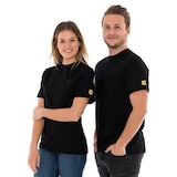 thumbnail of ESD-T-Shirt mit Brusttasche, rundhals, 150g/m², schwarz, 4XL