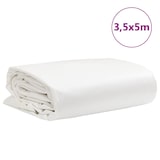 thumbnail of vidaXL Abdeckplane Weiß 3,5x5 m 650 g/m²