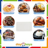 thumbnail of DayBays 1000 Stk. Pappteller 16x20 cm rechteckig weiß ohne Beschichtung