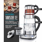 thumbnail of Arendo Wasserkocher 1,7 l, 2400 W, Edelstahl mit Teeaufsatz, Teekocher, Temperatureinstellung 70 - 100° C