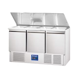 thumbnail of Stalgast Edelstahl 3-türige Saladette 4x GN 1/1 mit statischer Kühlung