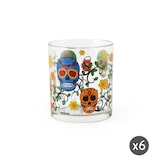 thumbnail of Excelsa set 6 bicchieri Calavera 25 cl vetro multicolore