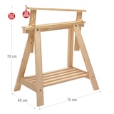 thumbnail of Cavalletto "ARCHI-TEC" senza vernice