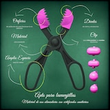 thumbnail of La Croquetera - Set mit multifunktionalem Utensil mit 4 austauschbaren Formen und 20 Aufbewahrungstabletts für Kroketten in Rosa