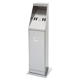 thumbnail of Staande asbak RVS zilver5,5L  | 240x240x870(h)mm