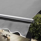 thumbnail of 3 x 4m luifel met 4 antraciet verzwaarde platen - Oviala