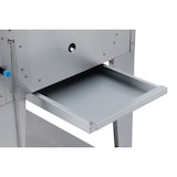 thumbnail of METRO PROFESSIONAL Barbecue a gas con 8 bruciatori e piastra, acciaio inox, 157 x 64 x 122 cm, termometro, con copertura protettiva e ruote, argento