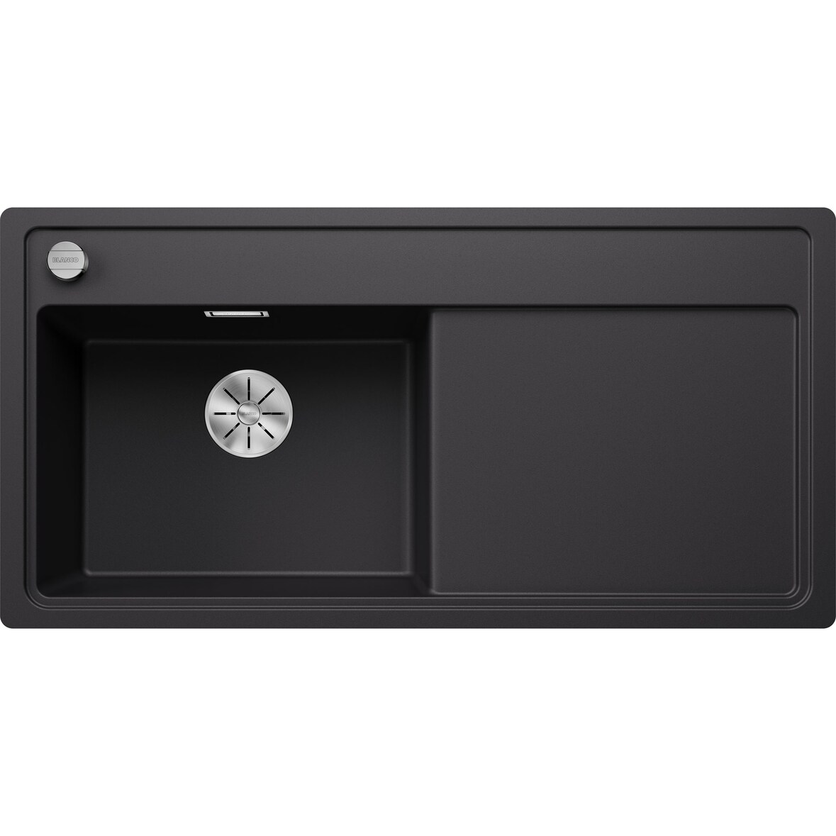 BLANCO ZENAR XL 6 S-F Spüle, Becken schwarz, flächenbündig ab 60 cm