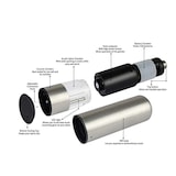 thumbnail of Moulin à poivre ou à sel en acier inoxydable Herzberg HG8106