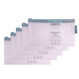 thumbnail of 5 Bolsas Multiusos Zipper Bag Soft Tamaño Check Rosa Soft