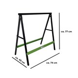 thumbnail of 4x Klappbock Sägebock Arbeitsbock klappbar 2er Set Traglast 200 kg/Paar Gerüstbock