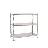 thumbnail of SimonRack Estanterias Almacenaje, 90x80x30 cm, Estanteria Metalica, 3 Alturas, 70 kg de Punto Flexión, Acero Galvanizado, Galvanizado - Ecoclick