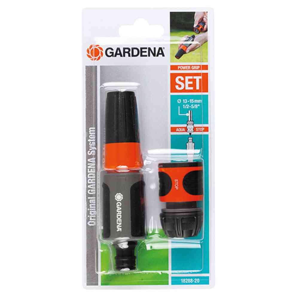 Kit Terminal De Irrigação. Lançamento Multi Jet+Conector. 13Mm (1/2") 15Mm (5/8") (Blister) Gardena