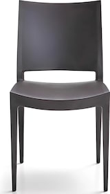 thumbnail of Schwarze anthrazitfarbene „Bob“-Stühle für Terrasse, Bar im Innen- und Außenbereich, Restaurant und Cafeteria.