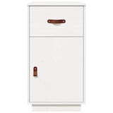 thumbnail of vidaXL Schreibtisch-Schrank Weiß 40x50x75 cm Massivholz Kiefer