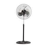 thumbnail of Ventilador de Pie Ø45cm 75W 3 Velocidades Industrial Negro Raydan Home