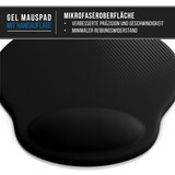 thumbnail of CSL Mauspad, Ergonomisches Schaumstoff Office Mousepad, Entlastung des Handgelenks, schwarz