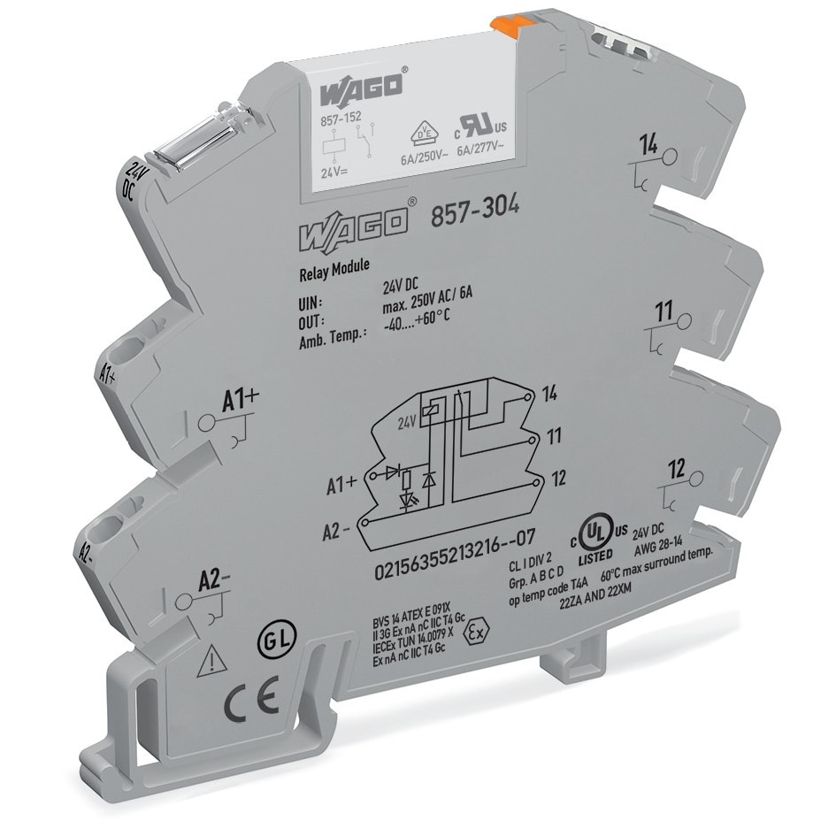 WAGO GmbH & Co. KG Relaisbaustein steckbar 857-304