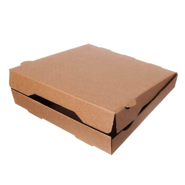 ENVASES DEL MEDITERRANEO ·CAIXA PARA PIZZA KRAFT 330X330X40 MM (100 UNIDADES) · FAST FOOD · DELIVERY