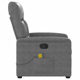 thumbnail of vidaXL Massagesessel Dunkelgrau Mikrofasergewebe