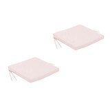 thumbnail of Pacote de 2 almofadas para cadeira de jardim, repelente à água, poliéster 180 gr, cor rosa, 44 cm x 44 cm x 5cm