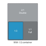thumbnail of APS Container em inox GN 1/2 4L