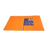thumbnail of Exacompta  Cod. 55758E - Cartella 3 lembi con elastici Maxi Capacity Scotten cartoncino lustré 425 g/mq - 24x32cm arancione  - Confezione da  50 pz.