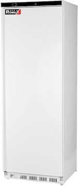thumbnail of Romux® Kühlschrank ABS 400 Liter mit 1 Tür 60 cm mit Umluftkühlung weiß | Gastro Kühlschrank mit 400 L Kapazität - 4 Einlegeböden und 130 W