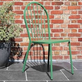 thumbnail of Chaise bistrot en métal vert cactus - Oviala