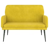 thumbnail of Helloshop26 - Bank/Sitzbank 108 x 79 x 79 cm gelber Samt 02_0010696