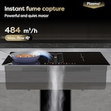 thumbnail of CIARRA Plaque à Induction et Hotte Intégrée 4 Foyers 83cm 7000W, avec 2- Flex Zone Boost Touche Sensitive Minuterie CBBEH834BBFF