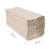 thumbnail of Papierhandtuch 1-lagig "Recycling" gelegt, C-Falzung Natur 24x152 Stück 25x32 cm